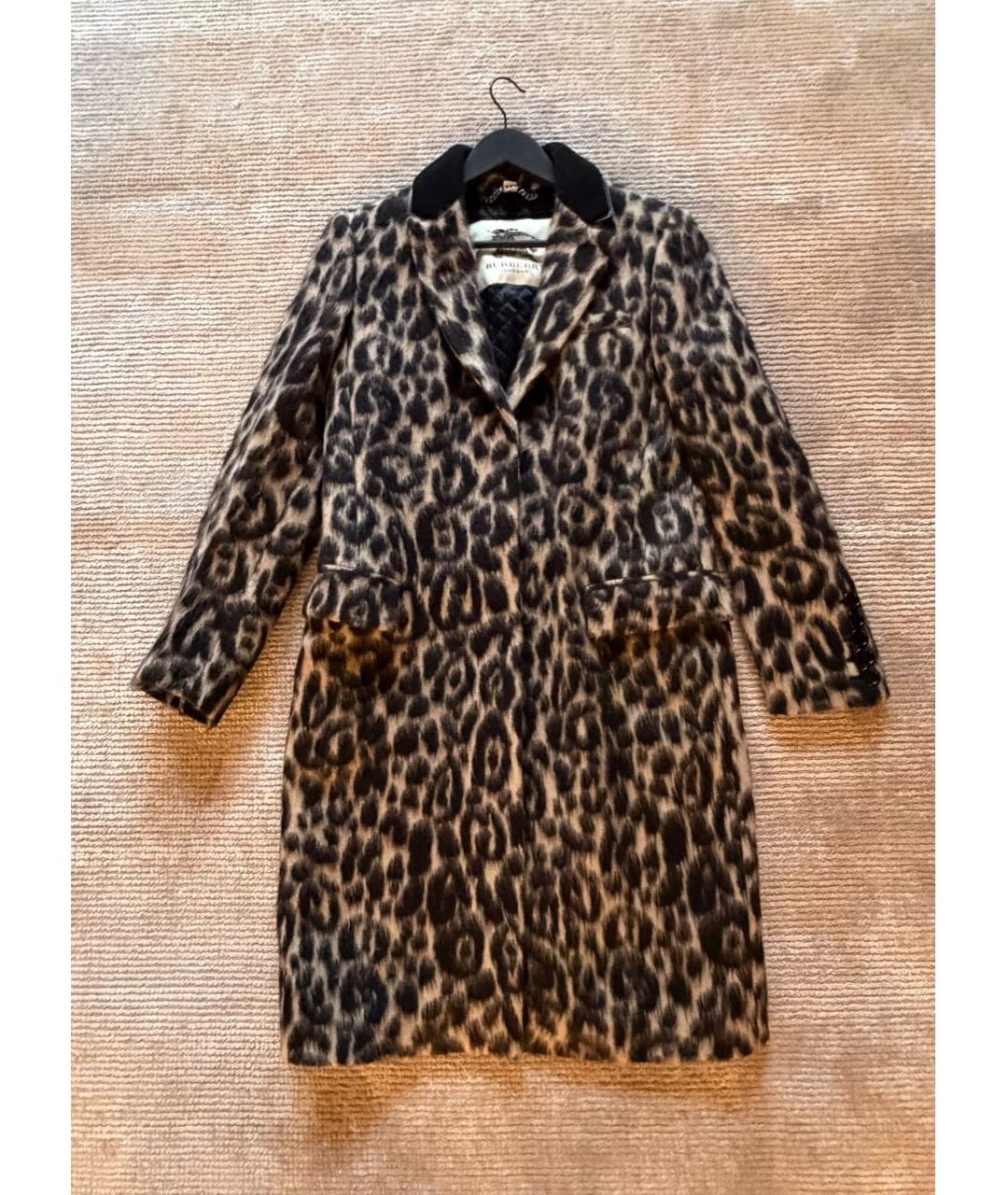 BURBERRY Мульти шерстяное пальто, фото 9
