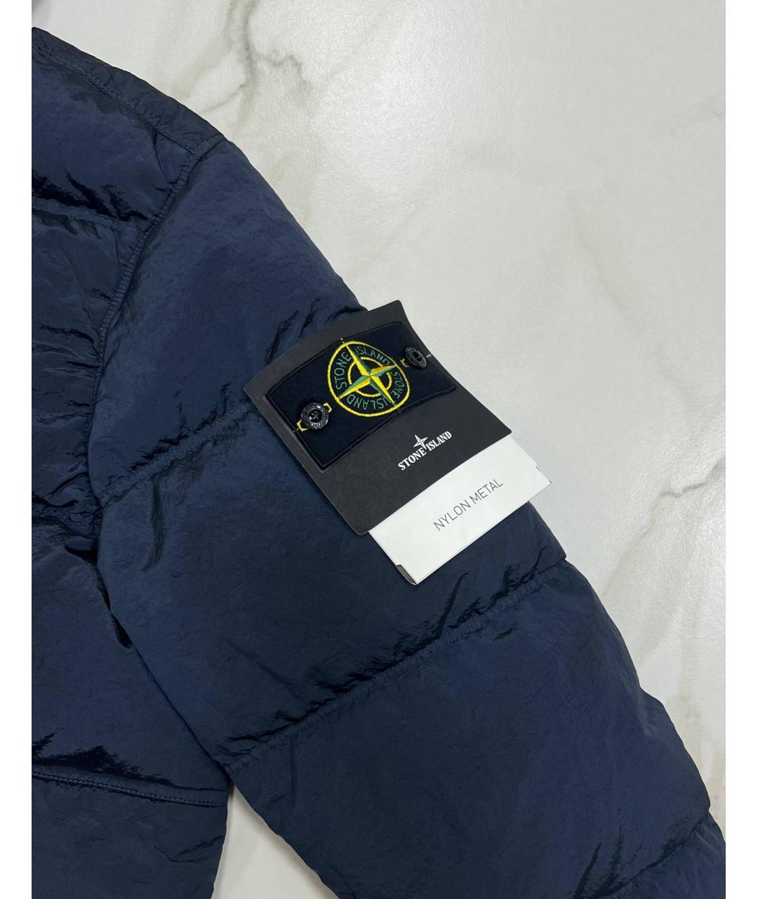 STONE ISLAND Темно-синяя куртка, фото 2
