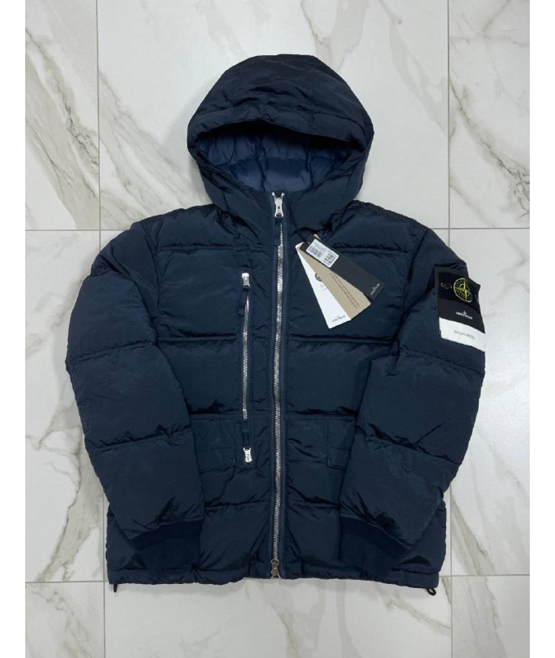 STONE ISLAND Темно-синяя куртка, фото 8