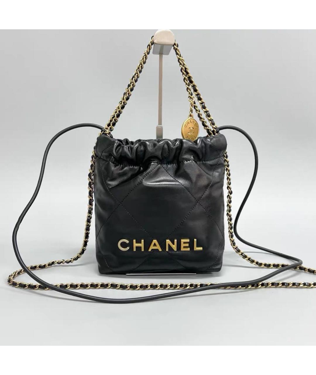 CHANEL Черная сумка тоут, фото 5