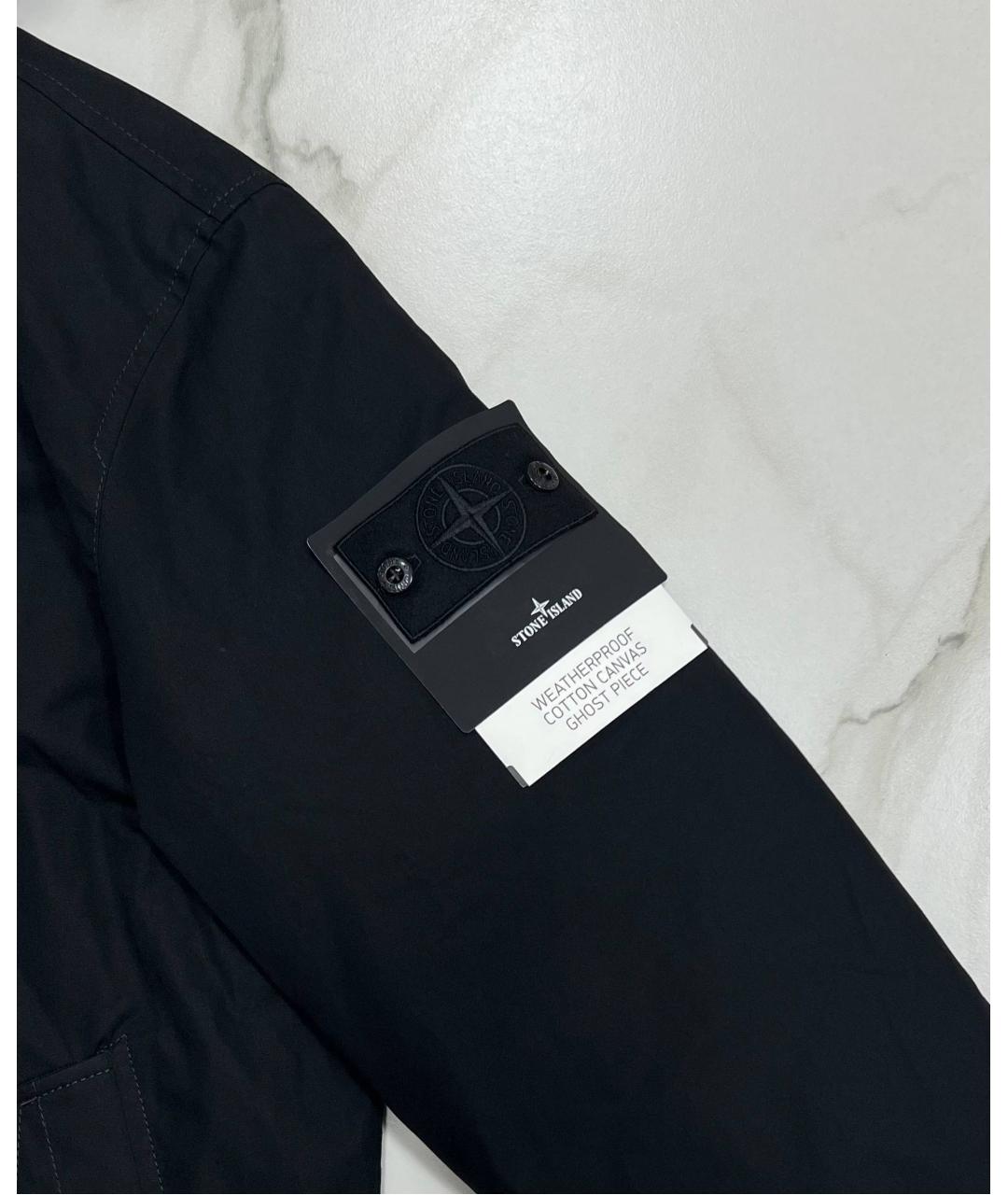 STONE ISLAND Черная куртка, фото 3
