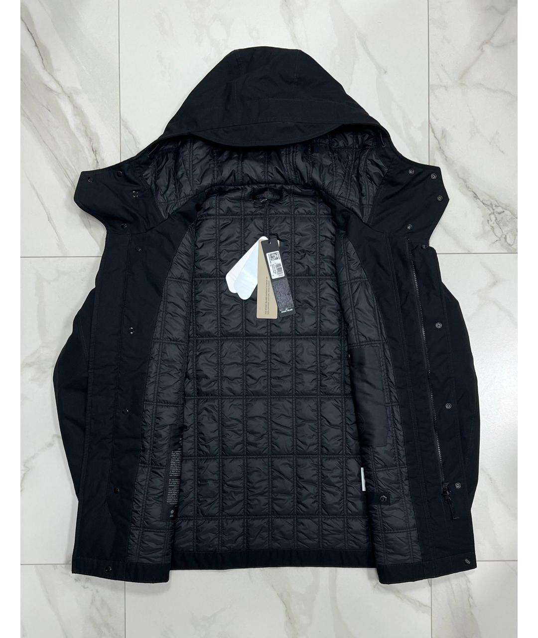 STONE ISLAND Черная куртка, фото 4