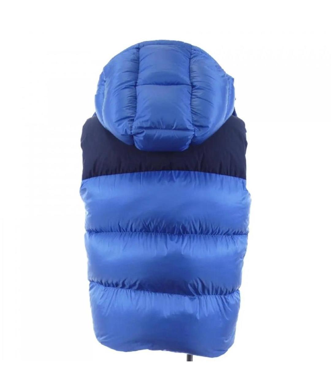 MONCLER Синий жилет, фото 7