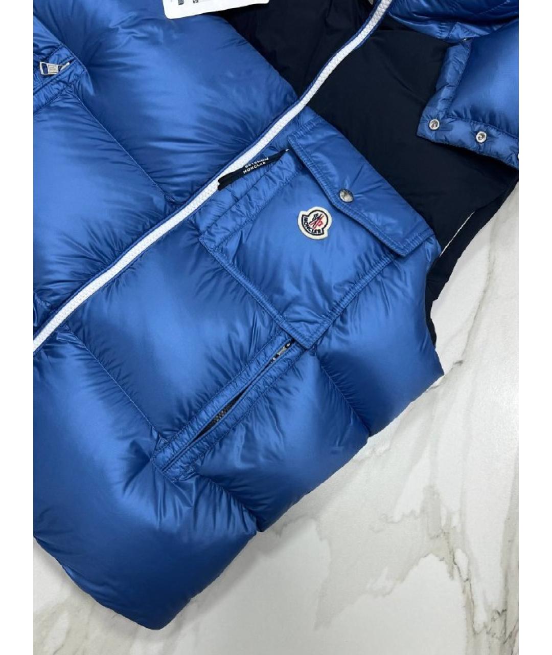 MONCLER Синий жилет, фото 2