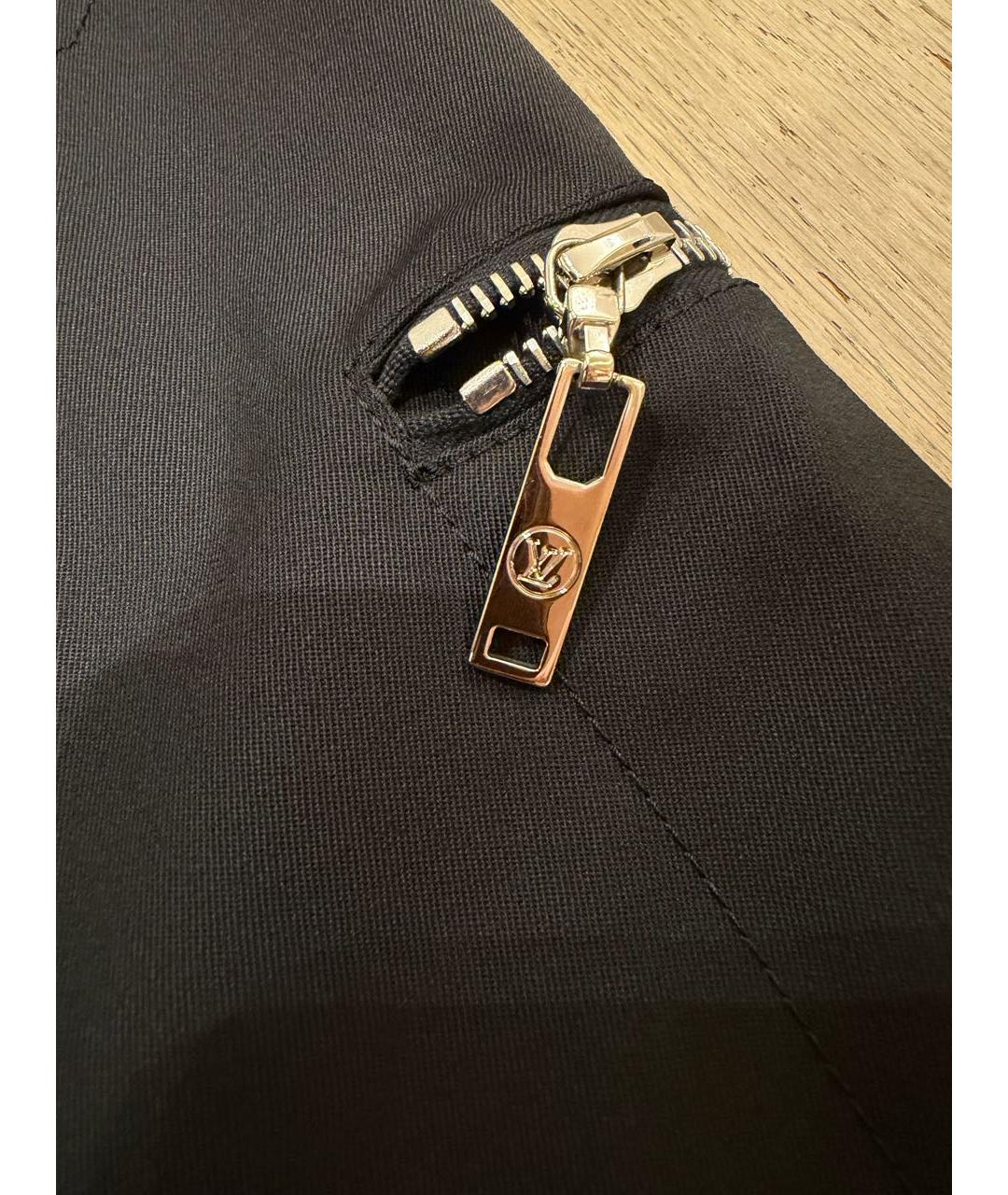 LOUIS VUITTON Черные брюки узкие, фото 2
