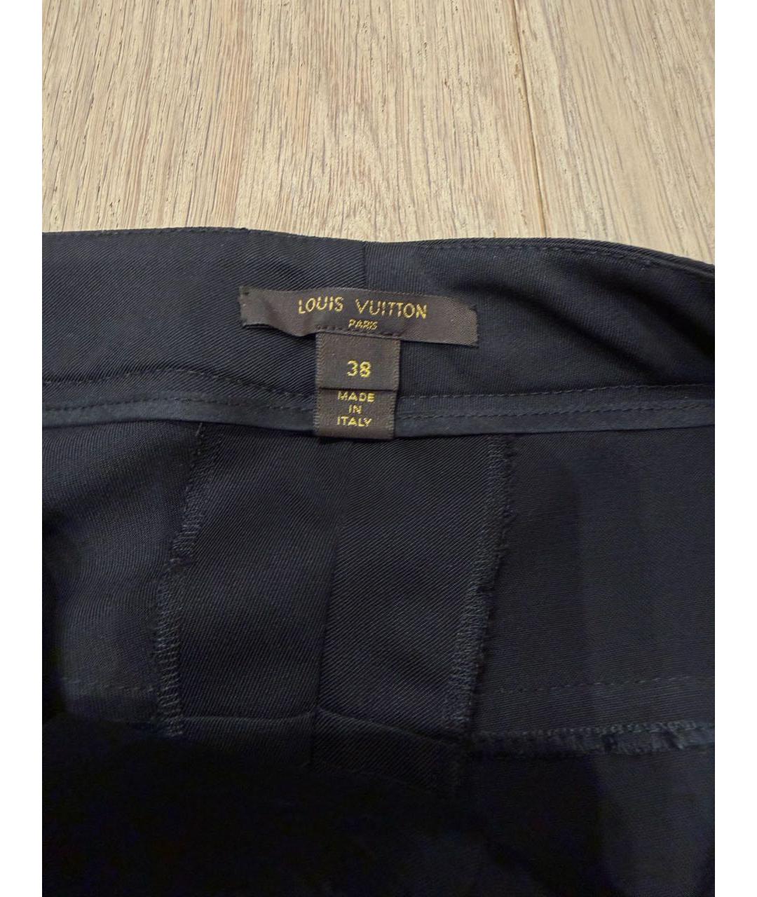 LOUIS VUITTON Черные брюки узкие, фото 4