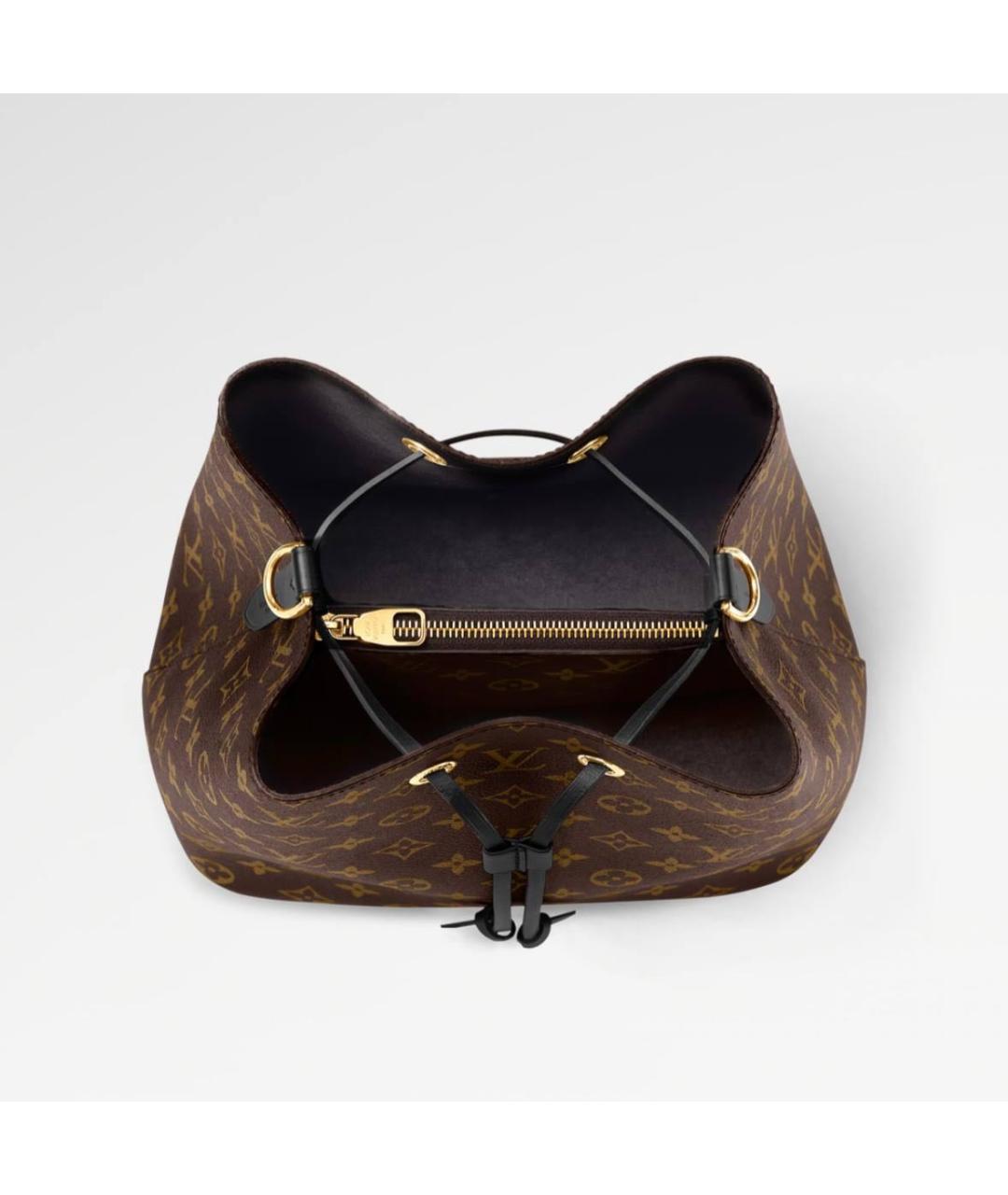 LOUIS VUITTON Коричневая сумка через плечо из канвы, фото 4