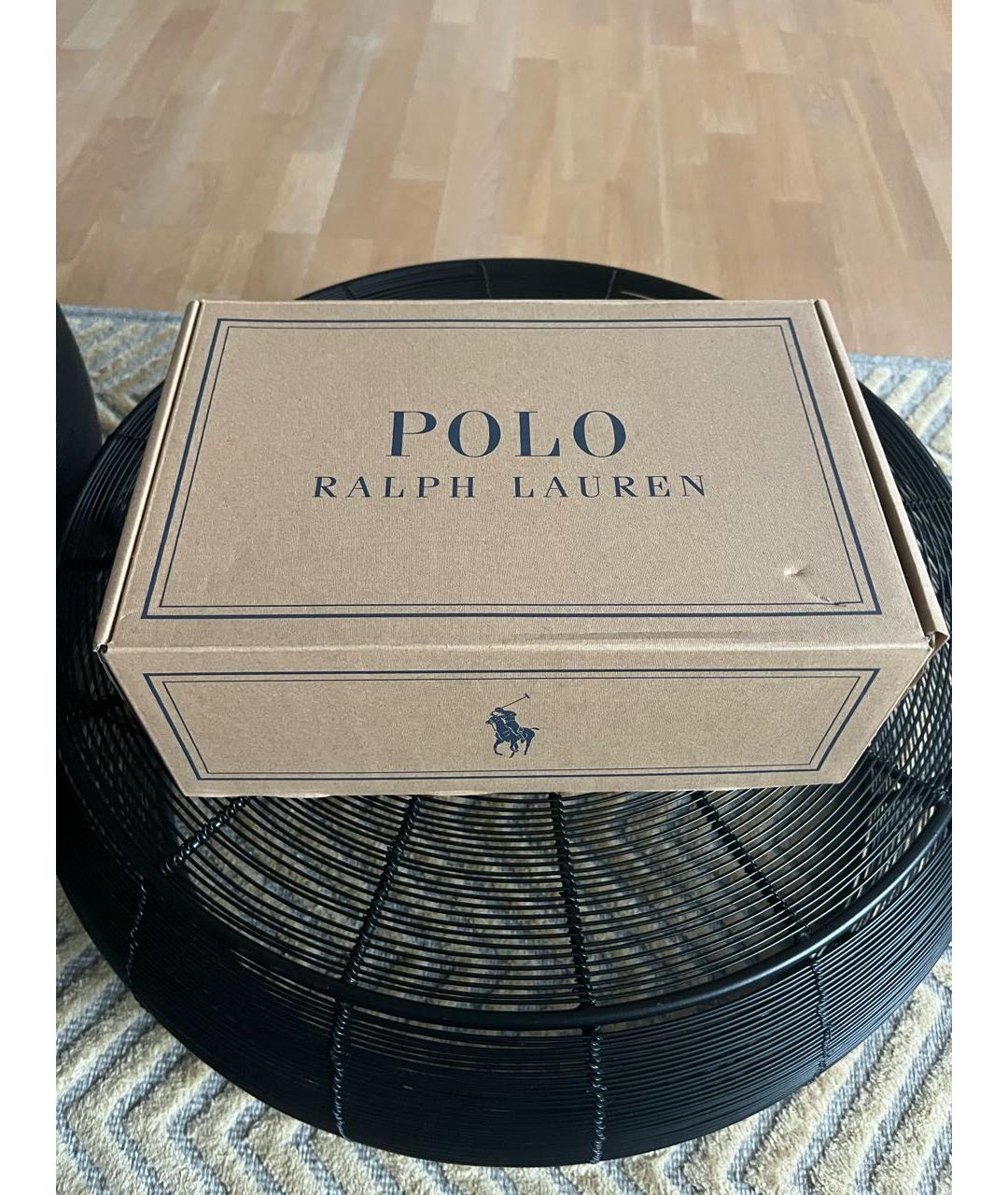 POLO RALPH LAUREN Коричневые кожаные лоферы, фото 7