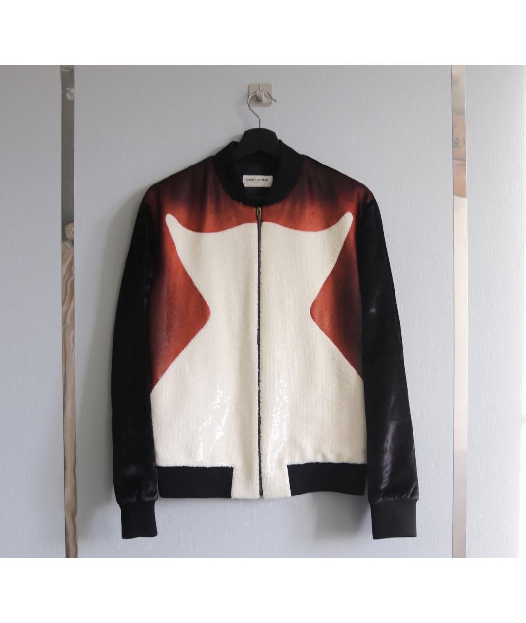 SAINT LAURENT Мульти бархатная куртка, фото 9