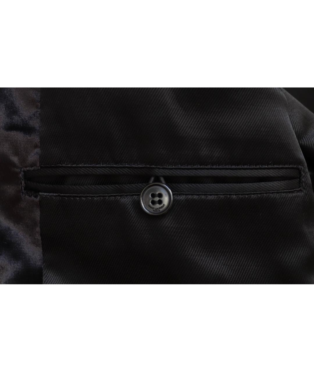SAINT LAURENT Мульти бархатная куртка, фото 7