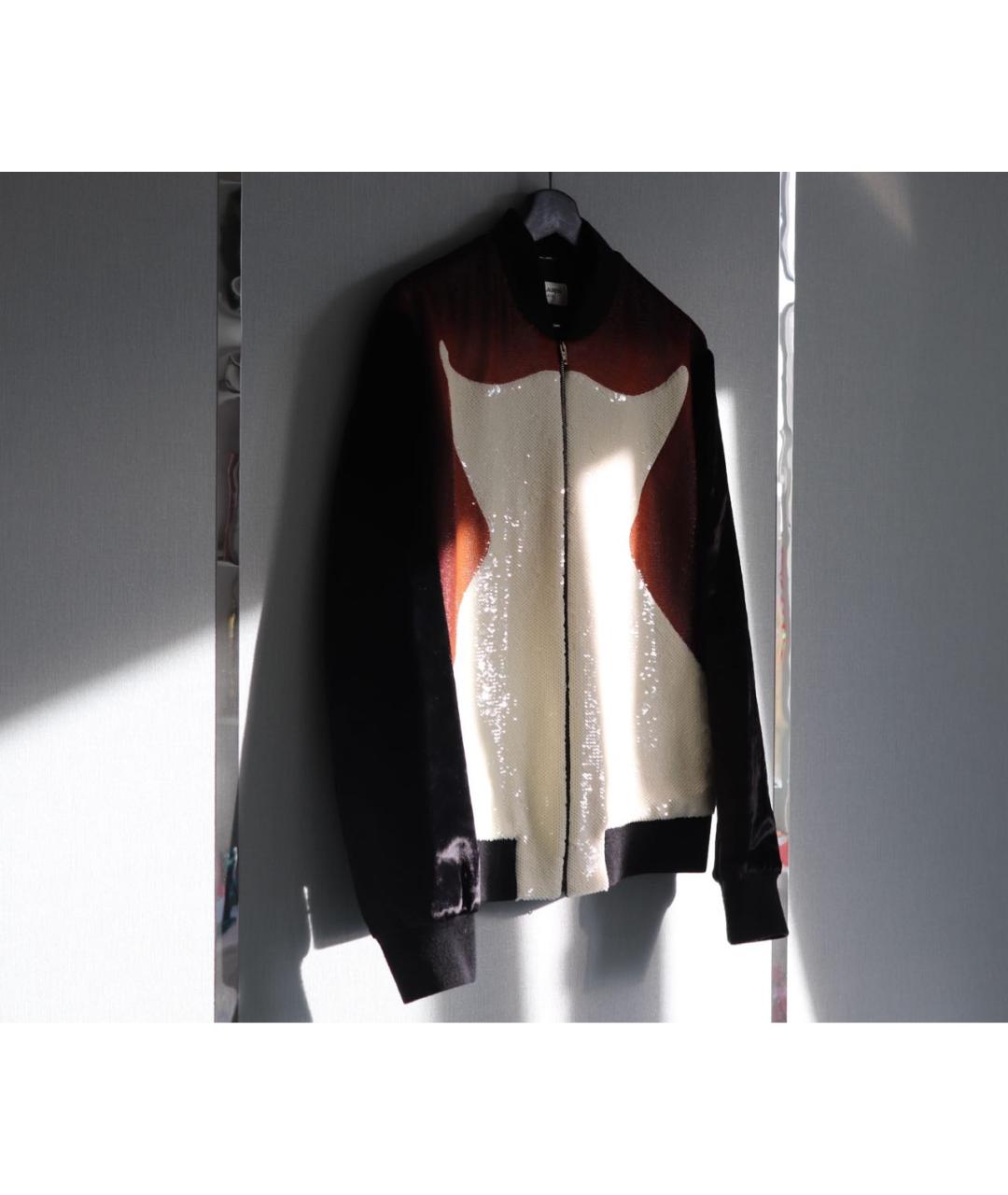 SAINT LAURENT Мульти бархатная куртка, фото 4