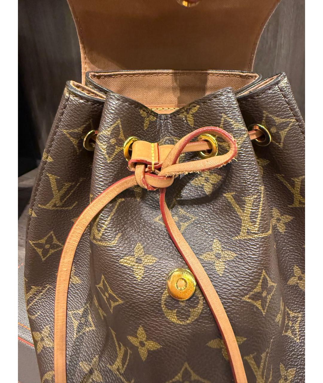 LOUIS VUITTON Коричневая сумка через плечо из канвы, фото 6