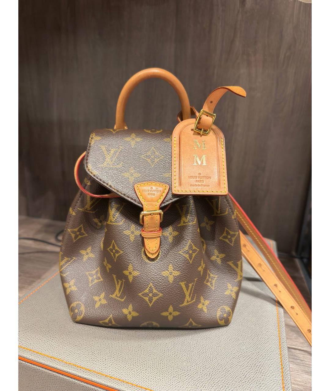 LOUIS VUITTON Коричневая сумка через плечо из канвы, фото 9