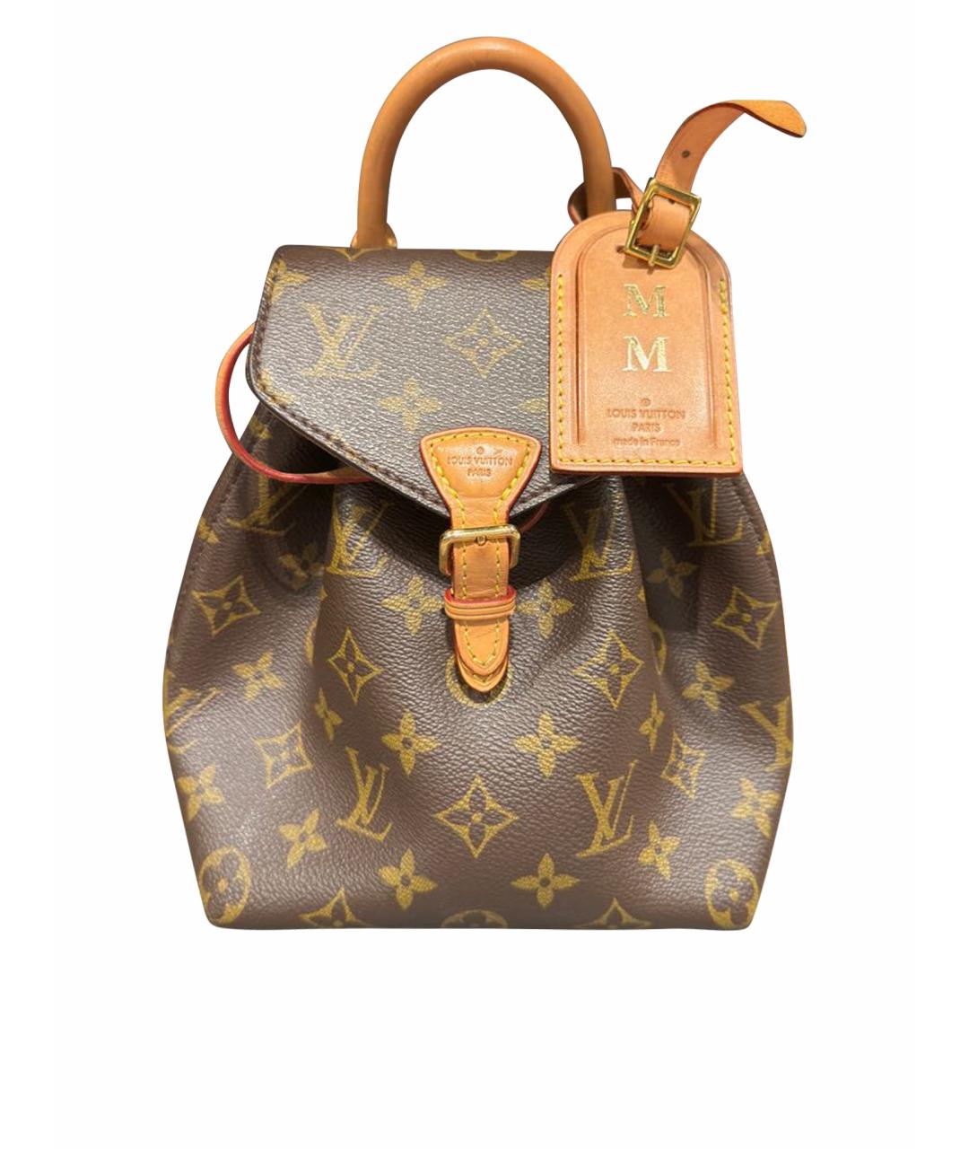 LOUIS VUITTON Коричневая сумка через плечо из канвы, фото 1