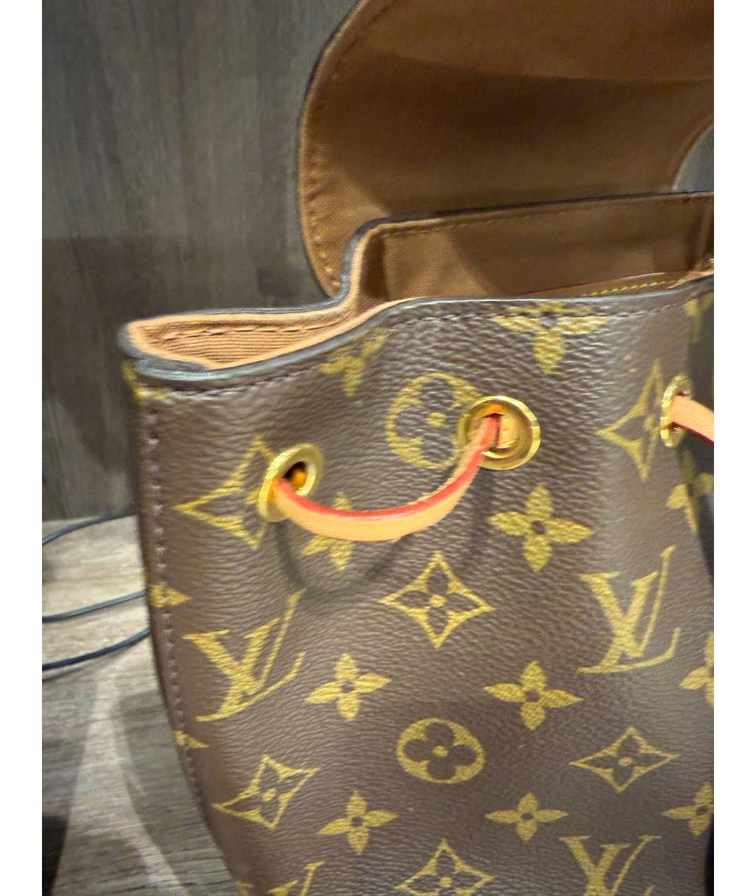 LOUIS VUITTON Коричневая сумка через плечо из канвы, фото 7