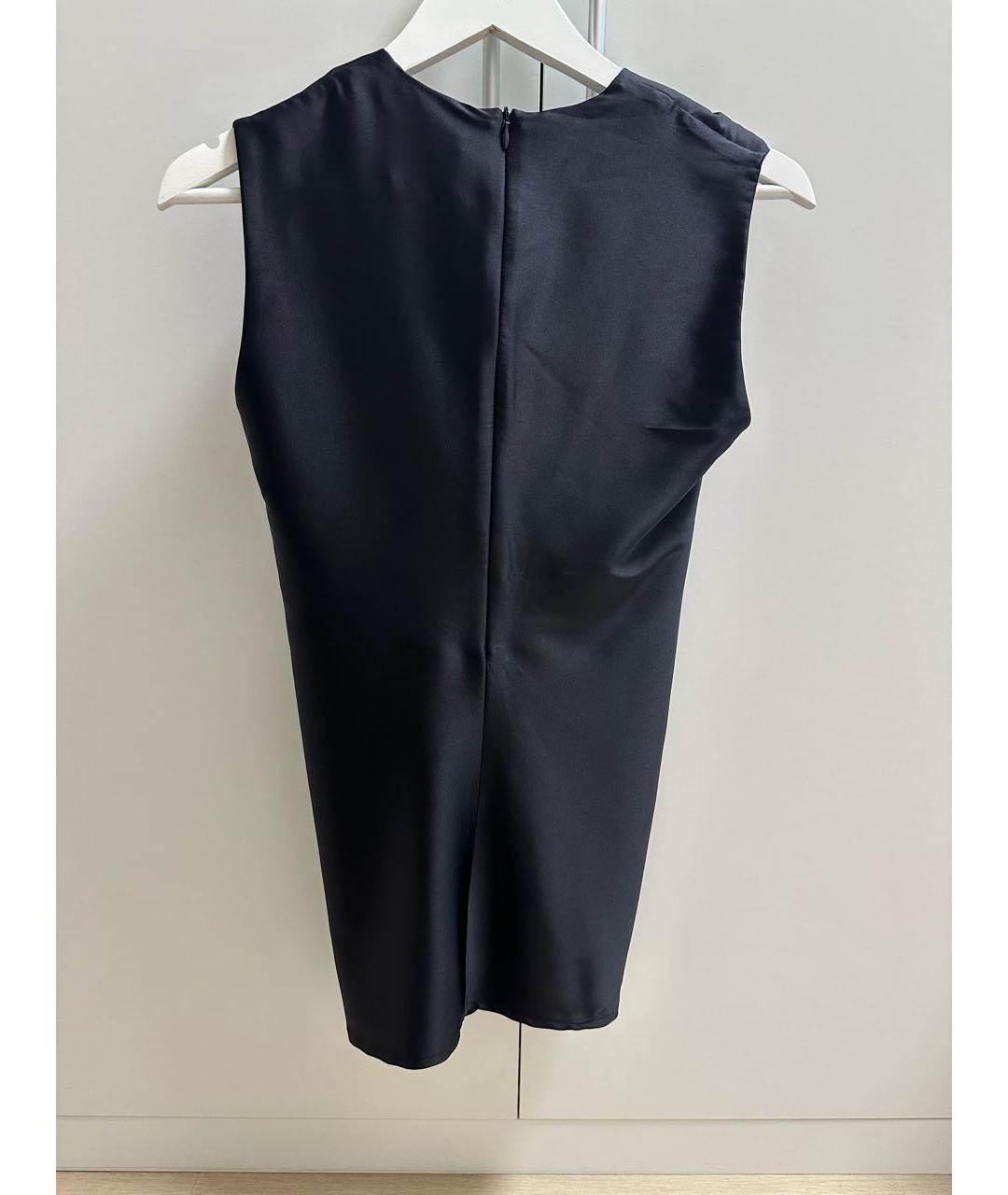 BOTTEGA VENETA Черная шелковая блузы, фото 2