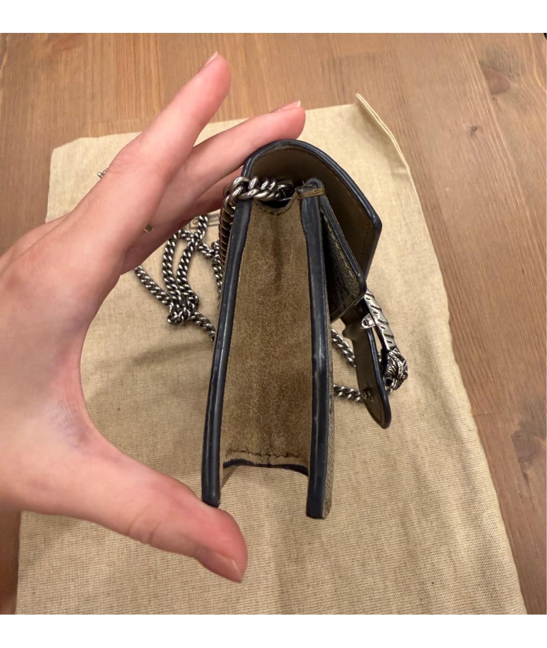 GUCCI Кожаная сумка через плечо, фото 6