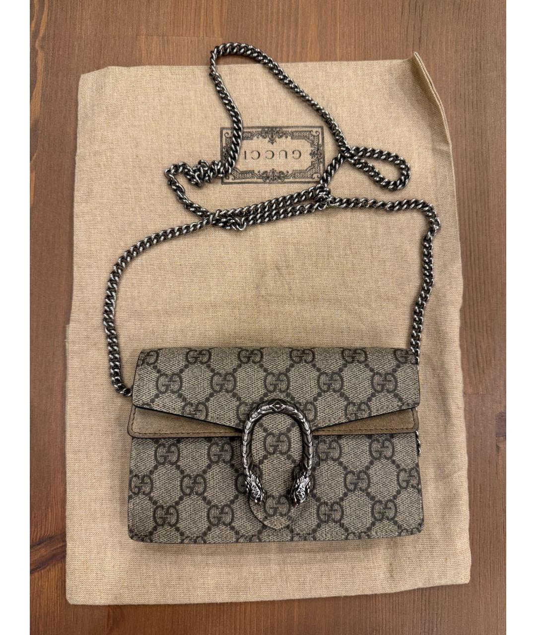 GUCCI Кожаная сумка через плечо, фото 9