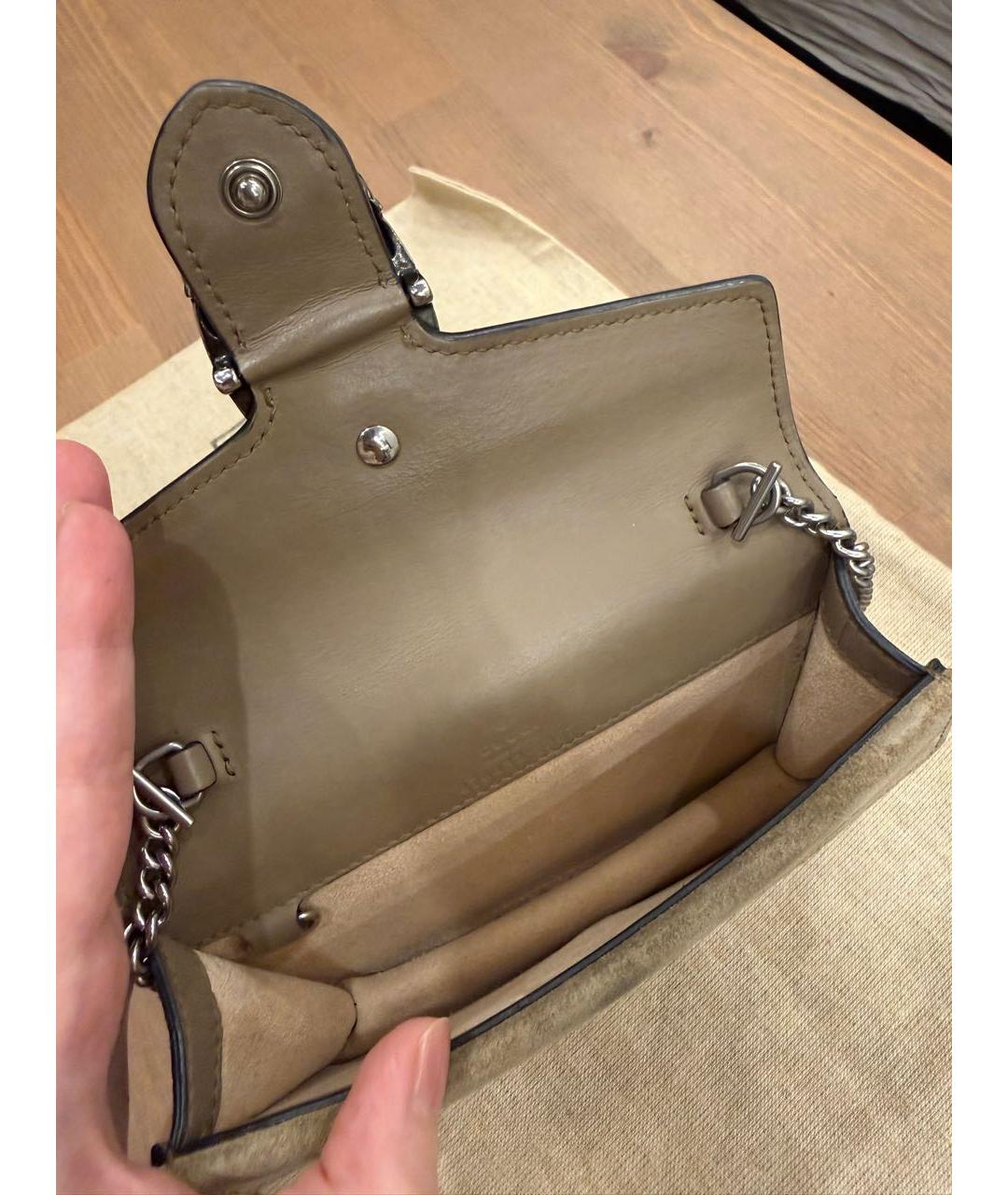 GUCCI Кожаная сумка через плечо, фото 4