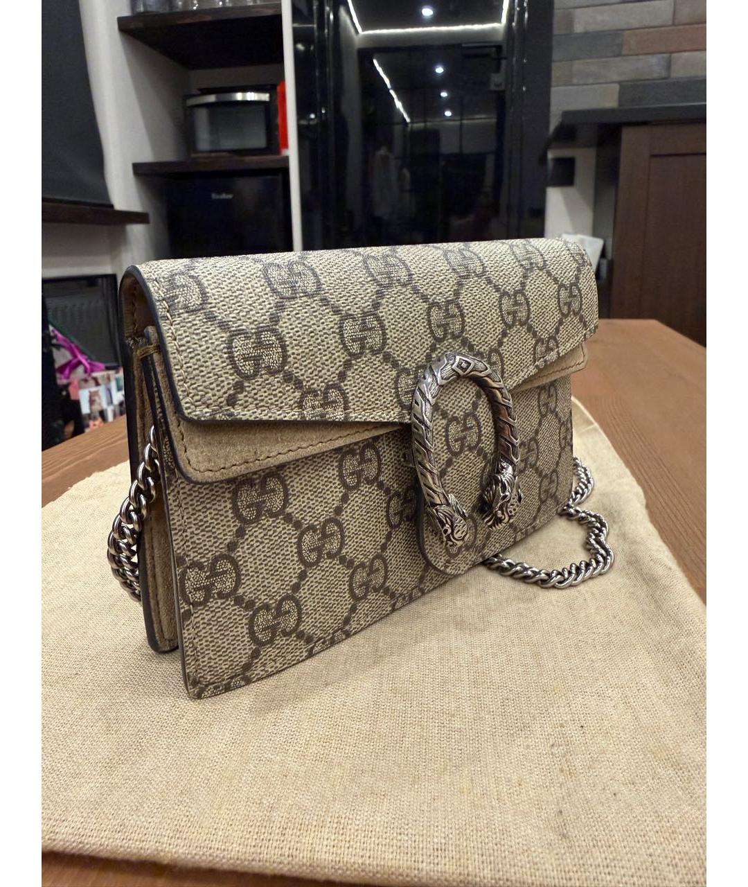 GUCCI Кожаная сумка через плечо, фото 2
