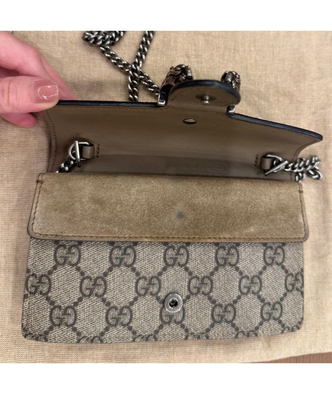 GUCCI Кожаная сумка через плечо, фото 5