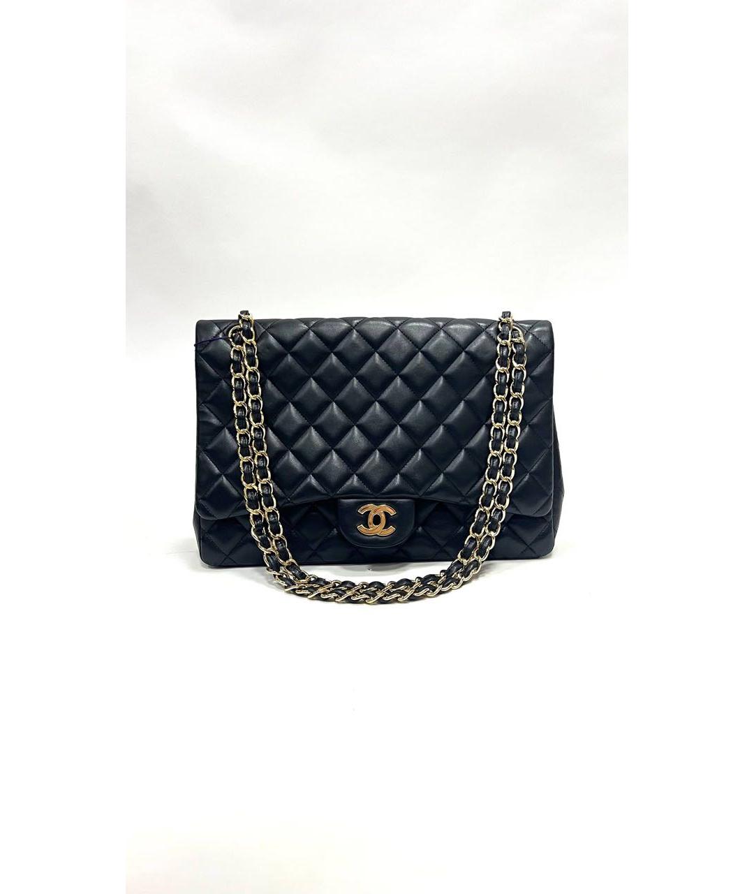 CHANEL Черная кожаная сумка через плечо, фото 8