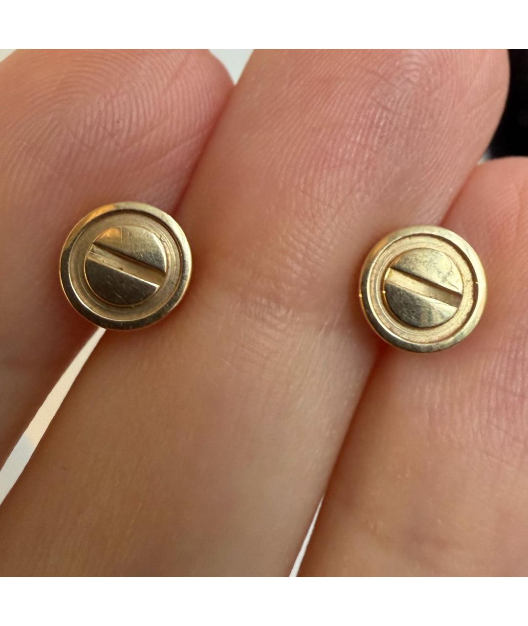 CARTIER Желтые серьги из желтого золота, фото 7