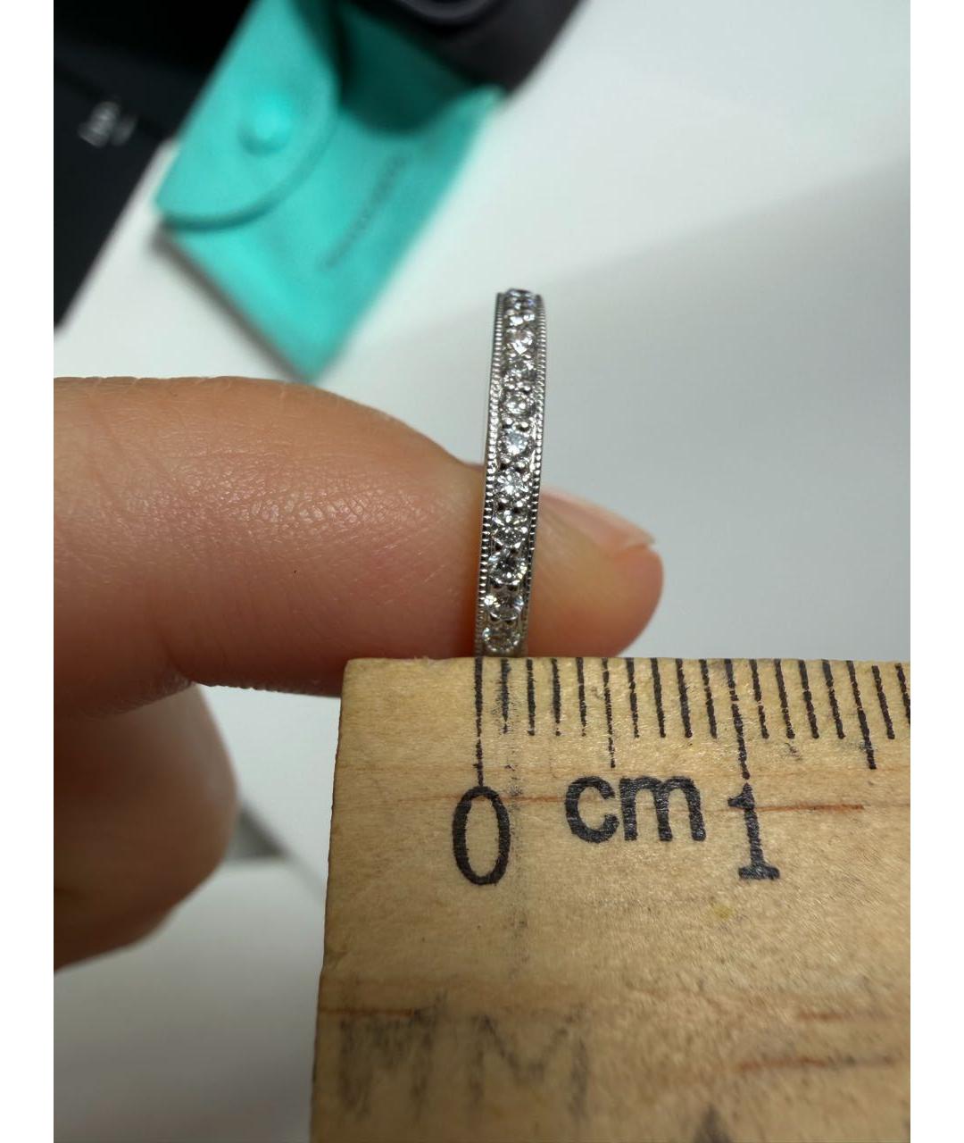 TIFFANY&CO Серебряное платиновое кольцо, фото 3