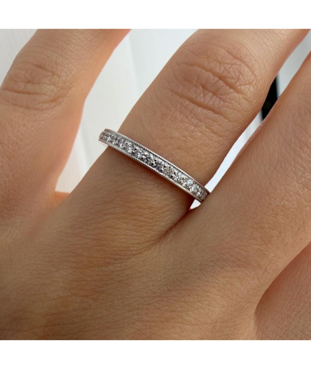 TIFFANY&CO Серебряное платиновое кольцо, фото 2