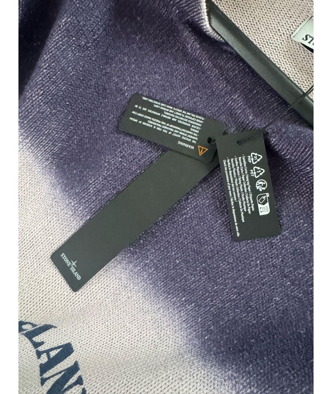 STONE ISLAND Фиолетовый хлопковый джемпер / свитер, фото 4