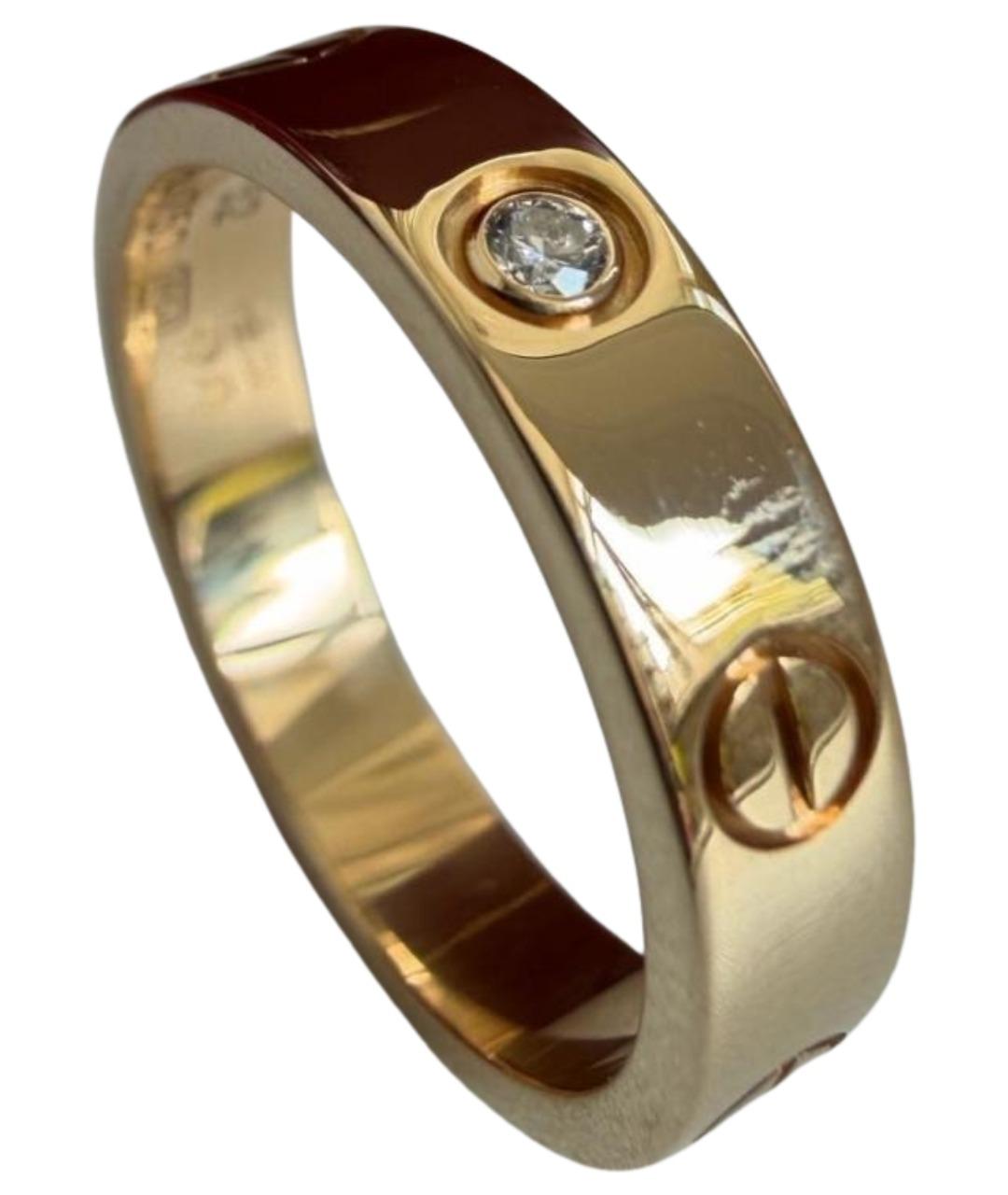 CARTIER Желтое кольцо из желтого золота, фото 1