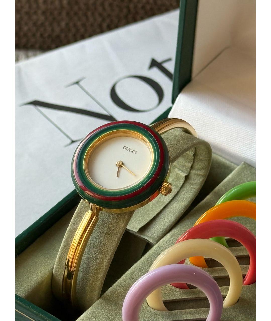 GUCCI Белые пластиковые часы, фото 7