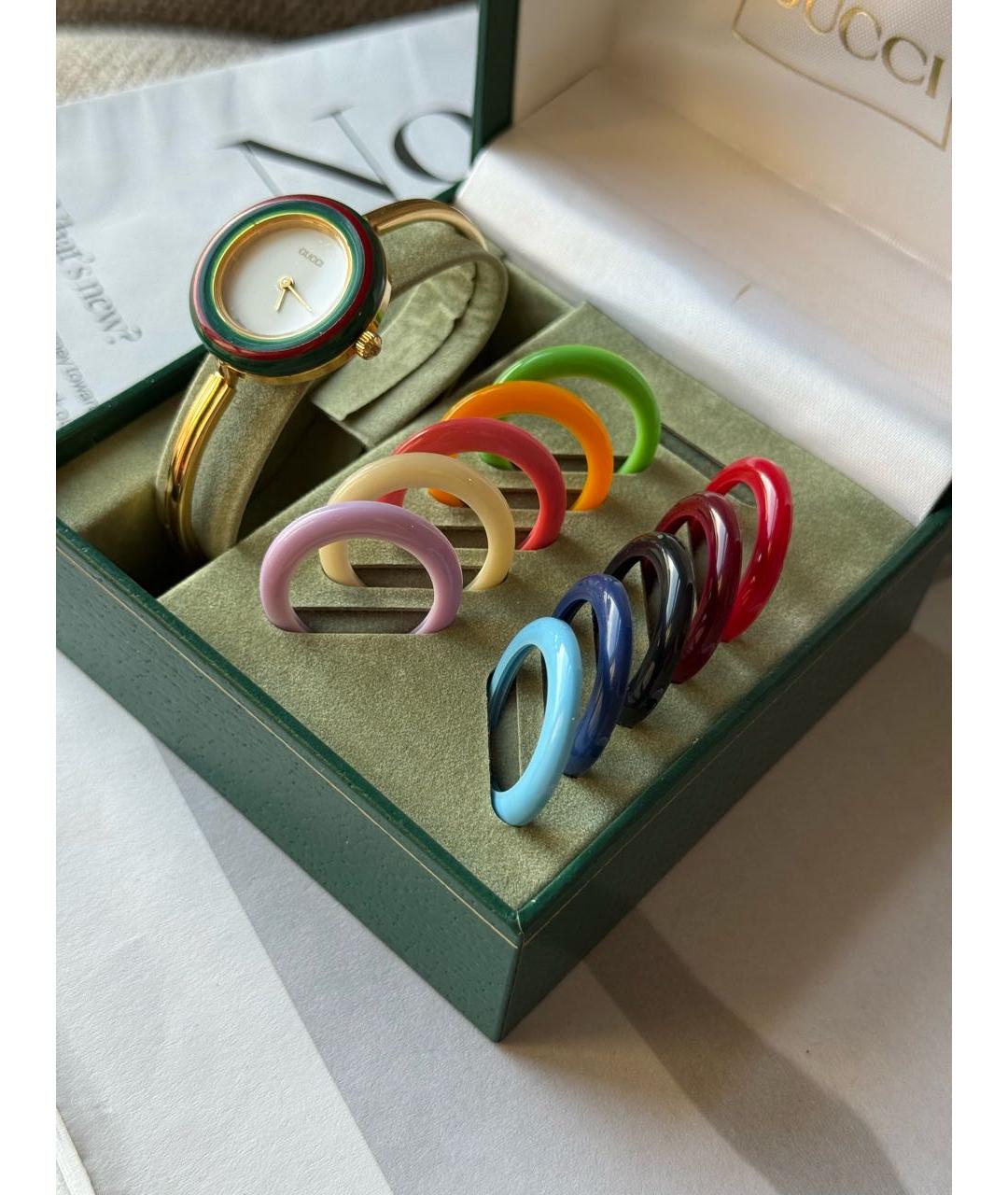 GUCCI Белые пластиковые часы, фото 6