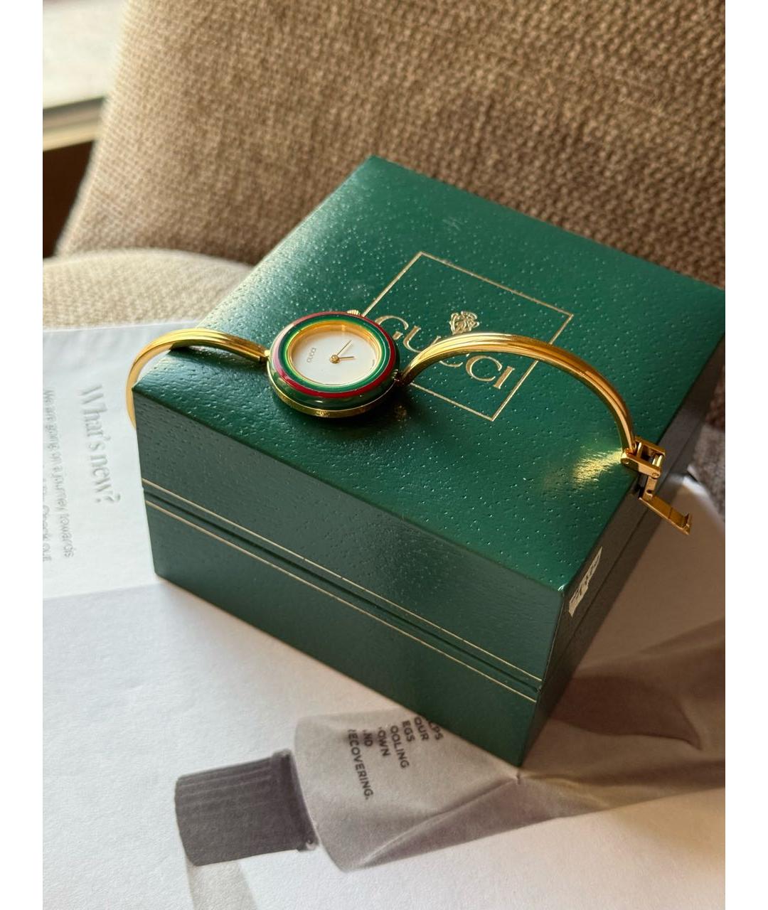 GUCCI Белые пластиковые часы, фото 8