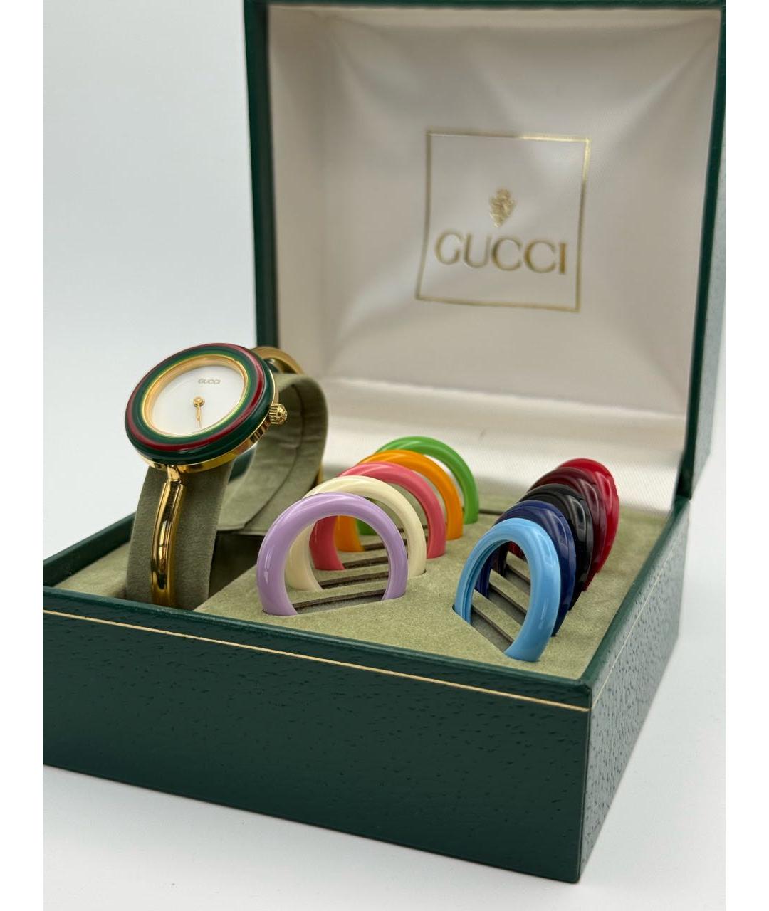 GUCCI Белые пластиковые часы, фото 3