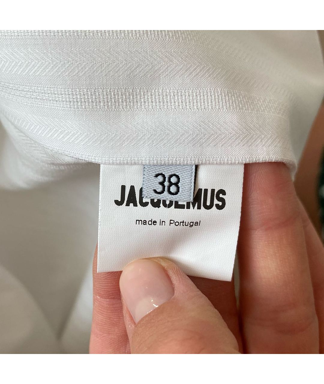 JACQUEMUS Белое хлопковое повседневное платье, фото 5