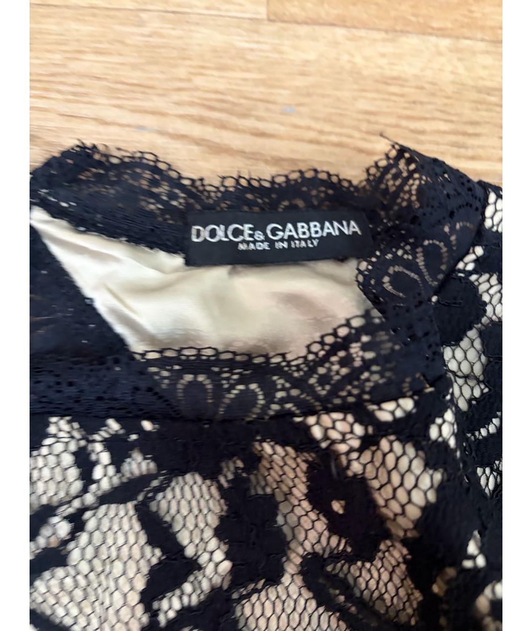 DOLCE&GABBANA Черное вечернее платье, фото 4