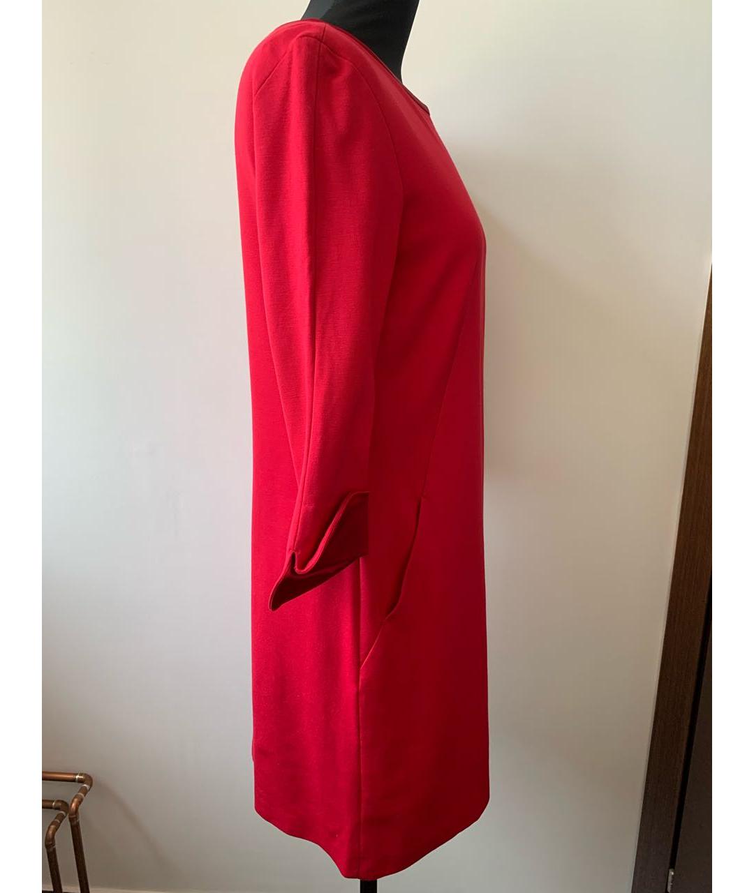 MARC CAIN Красное вискозное повседневное платье, фото 3