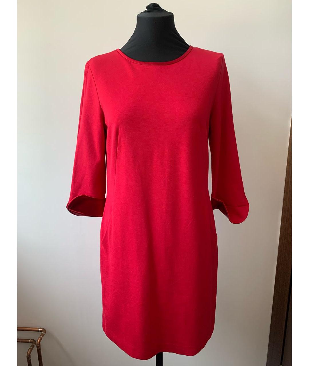 MARC CAIN Красное вискозное повседневное платье, фото 8