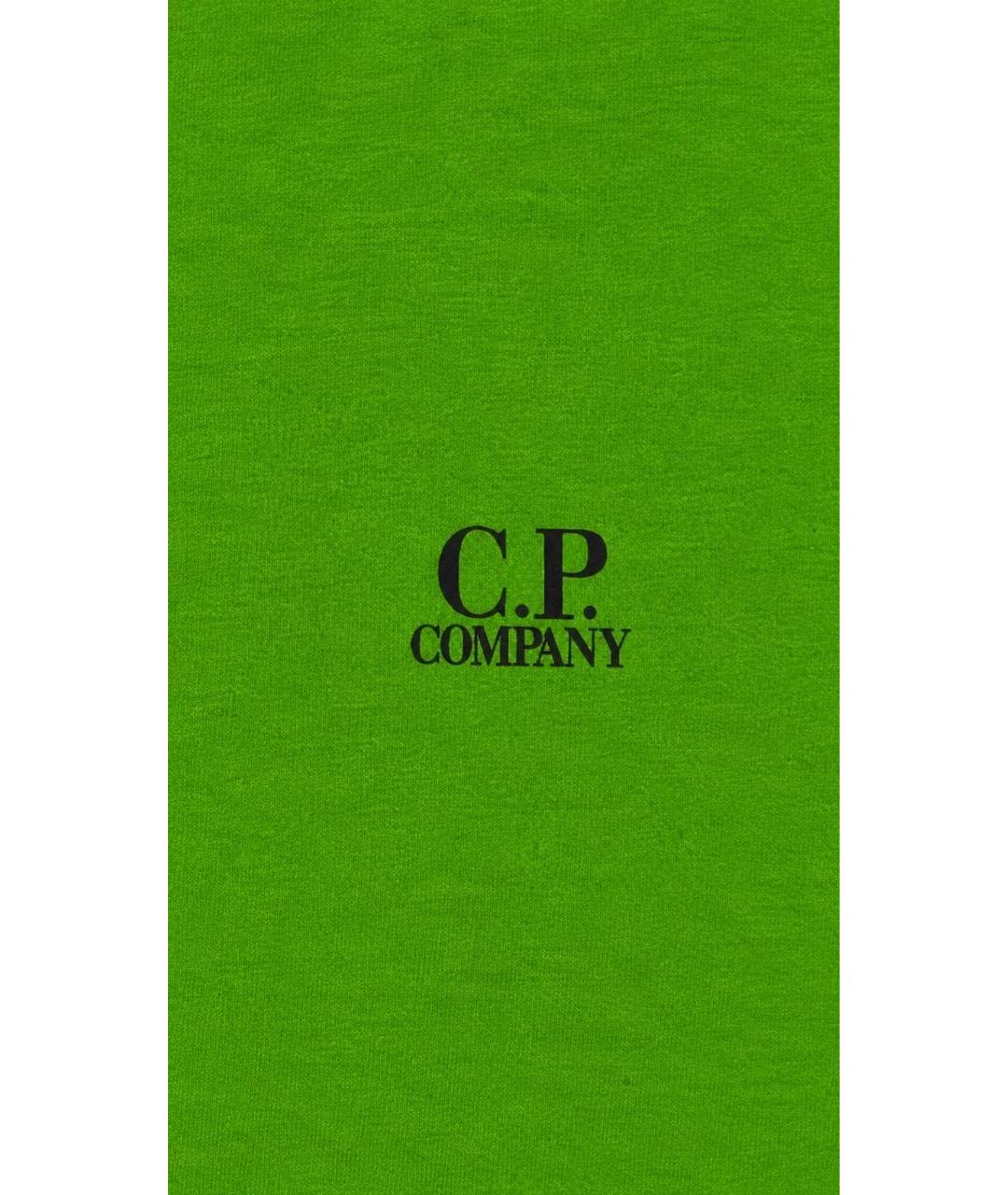 CP COMPANY Зеленая хлопковая футболка, фото 5