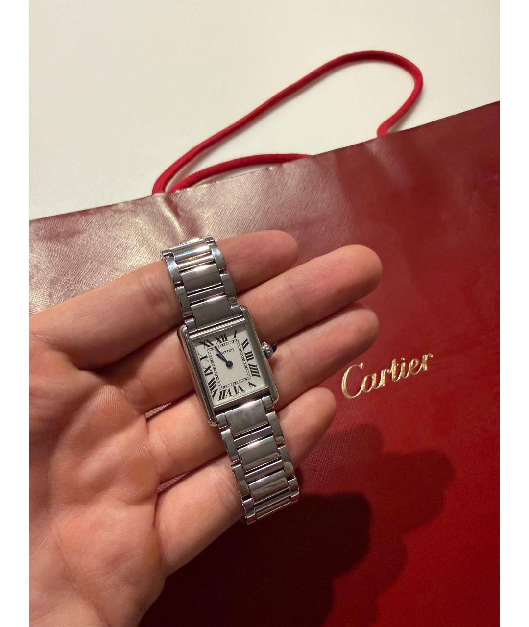 CARTIER Серебряные металлические часы, фото 5