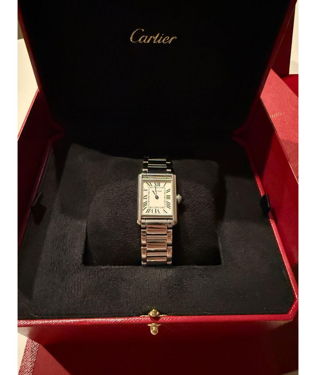 CARTIER Серебряные металлические часы, фото 7