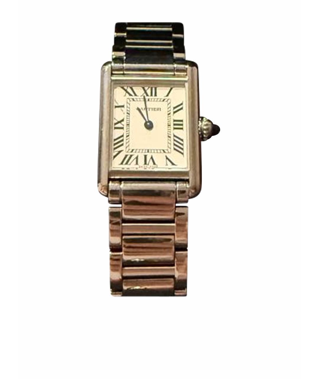 CARTIER Серебряные металлические часы, фото 1