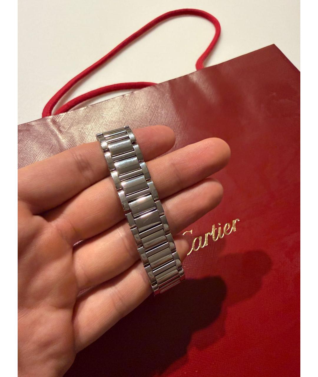 CARTIER Серебряные металлические часы, фото 3