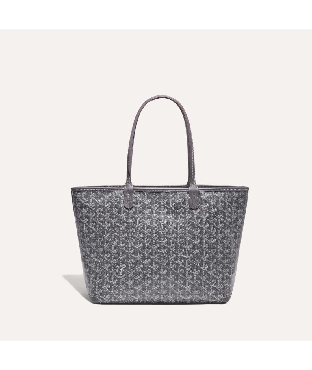 GOYARD Серая сумка тоут из канвы, фото 2