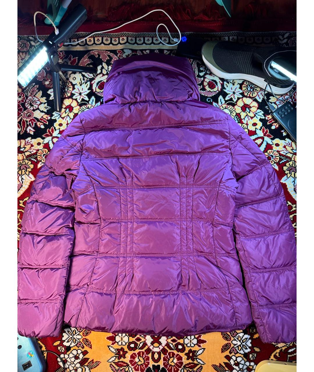 MONCLER Фуксия нейлоновая куртка, фото 2
