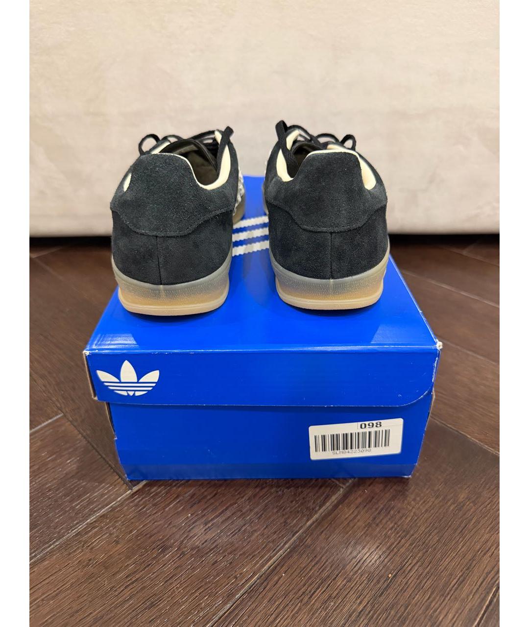 ADIDAS Черные замшевые кеды, фото 3