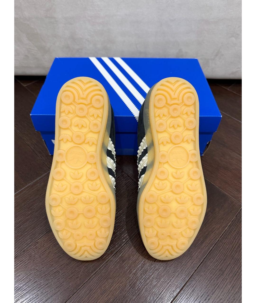 ADIDAS Черные замшевые кеды, фото 5