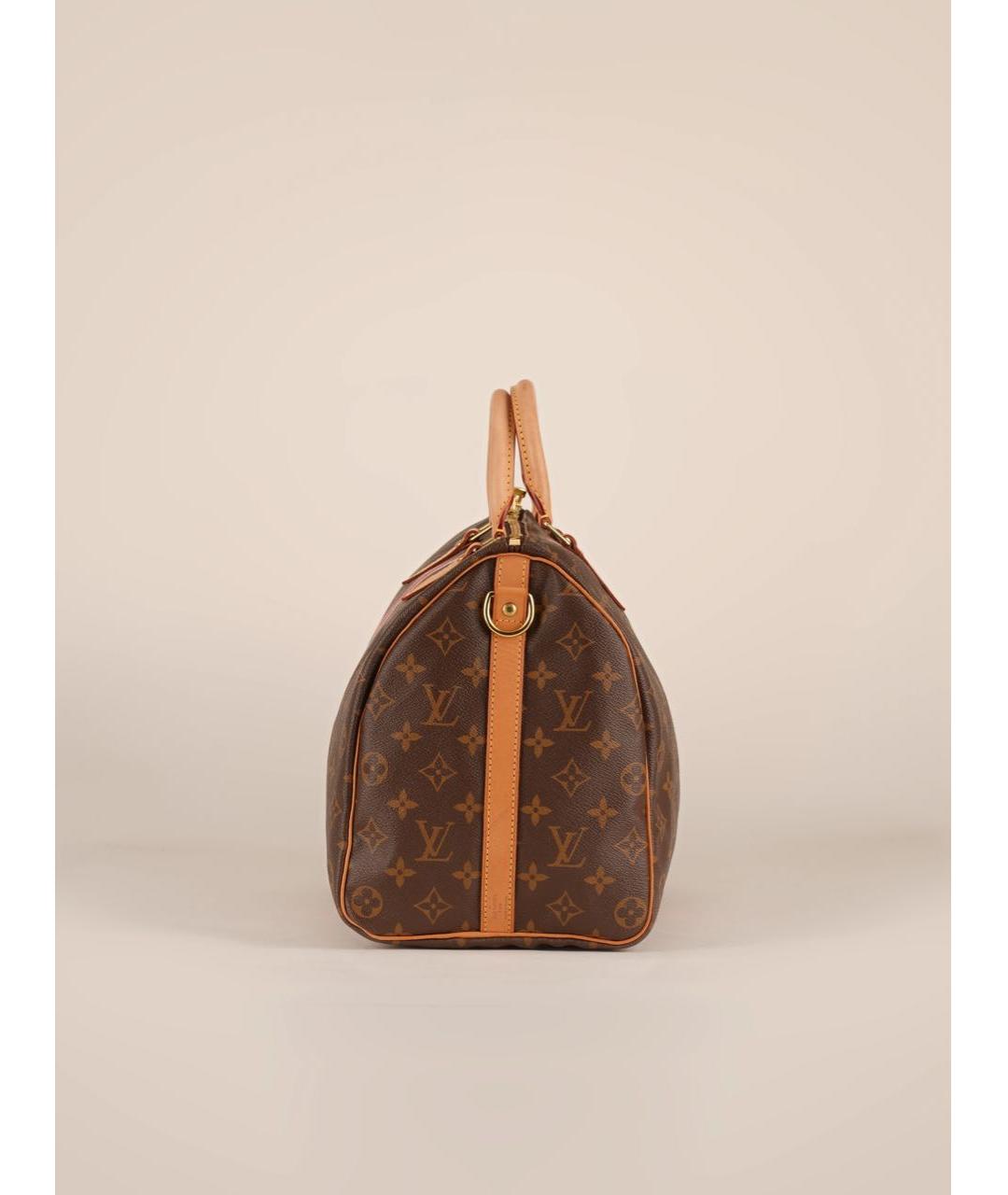 LOUIS VUITTON Коричневая сумка через плечо из канвы, фото 5