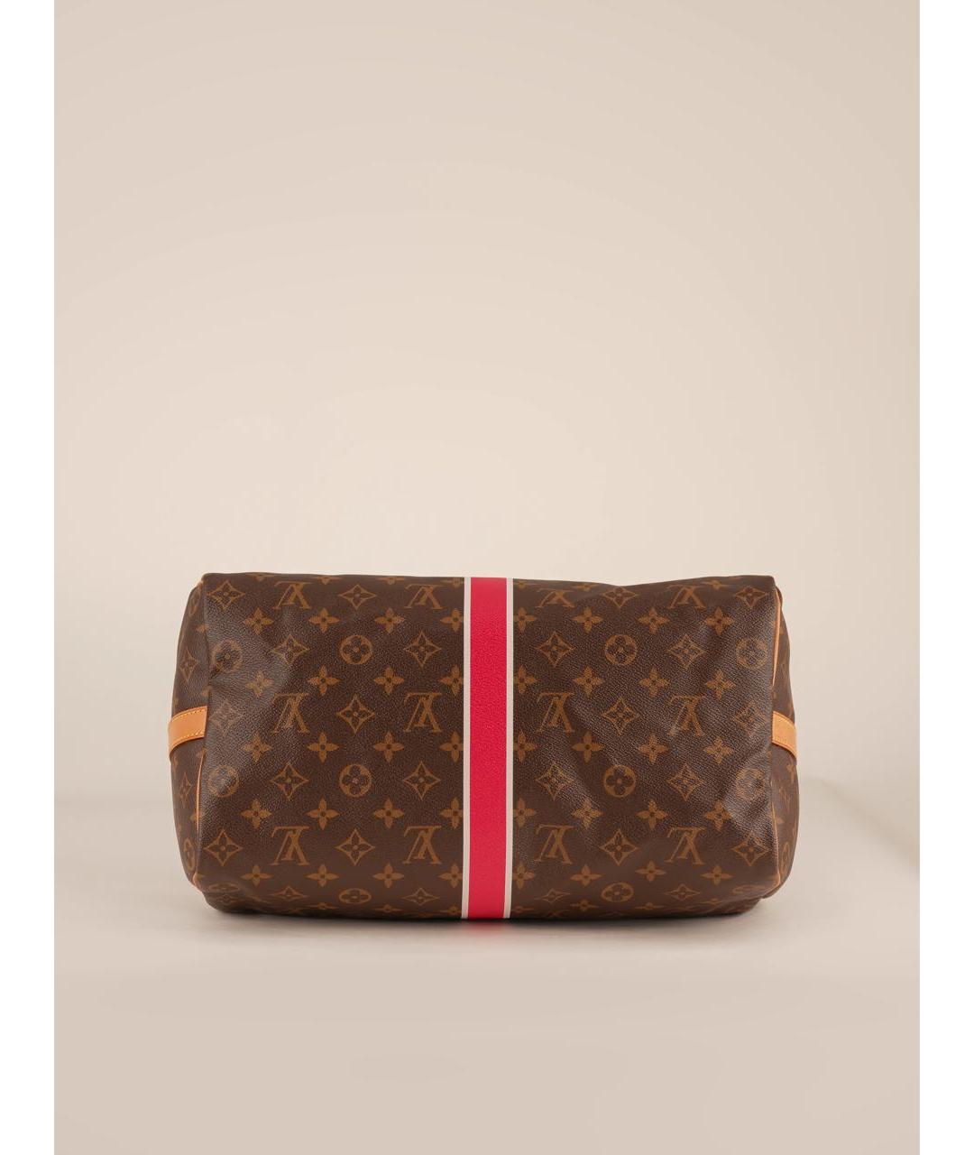 LOUIS VUITTON Коричневая сумка через плечо из канвы, фото 7
